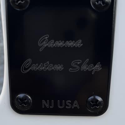 GAMMA Custom Bass Guitar JP24-02, 4-String Alpha Model, Polar White image 7