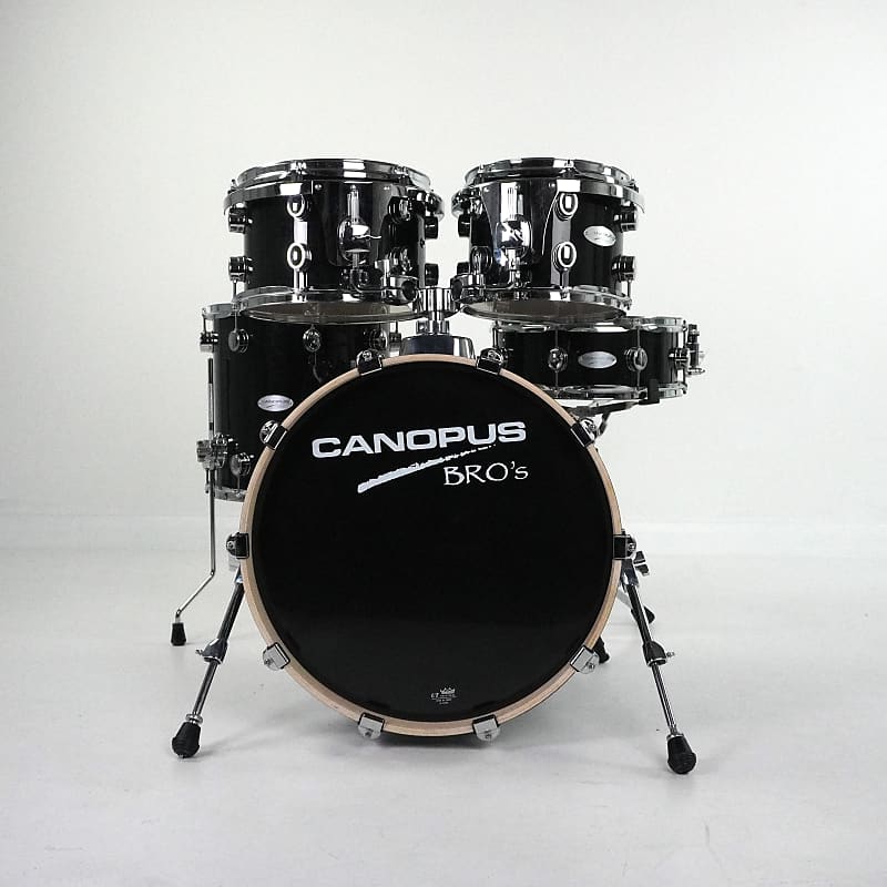 Canopus Bro’s SK-20 Drum Kit Platinum Onyx