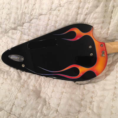 HOLIDAY SALE' PRICE REDUCTION! 1990's  American Showster "The Biker"-  Flames on a gas tank image 3