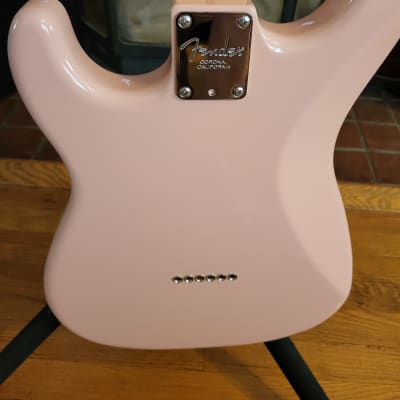 USA  Fender Warmoth Hardtail Stratocaster Shell Pink image 5