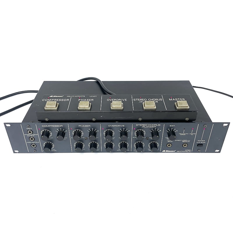 Maxon (Ibanez) UE-401 Multi Effects - 80's Rare Vintage Rack