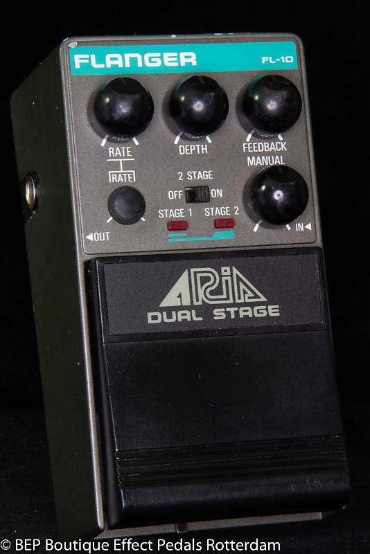 Aria FL-10 Dual Stage Flanger s/n 50105467 mid 80's Japan