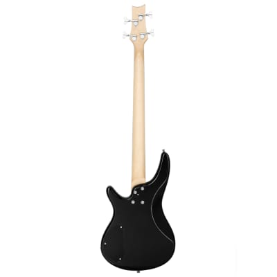 Glarry GIB Bass Guitar Full Size 4 String SS pickups w/ 20W Amplifier Black image 11