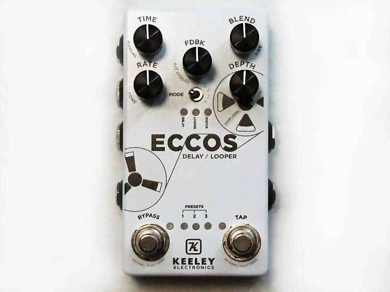 Used Keeley Eccos Tape Delay Looper Guitar Effects Pedal image 1