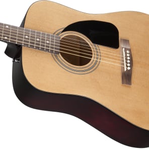 Fender FA-100 Dreadnought Acoustic Guitar - Natural image 6