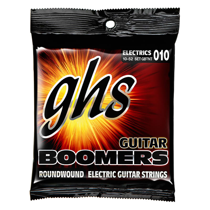 12 Sets GHS GBTNT Boomers Electric Guitar Strings  Thin-Thick 10-52 12-pack image 1