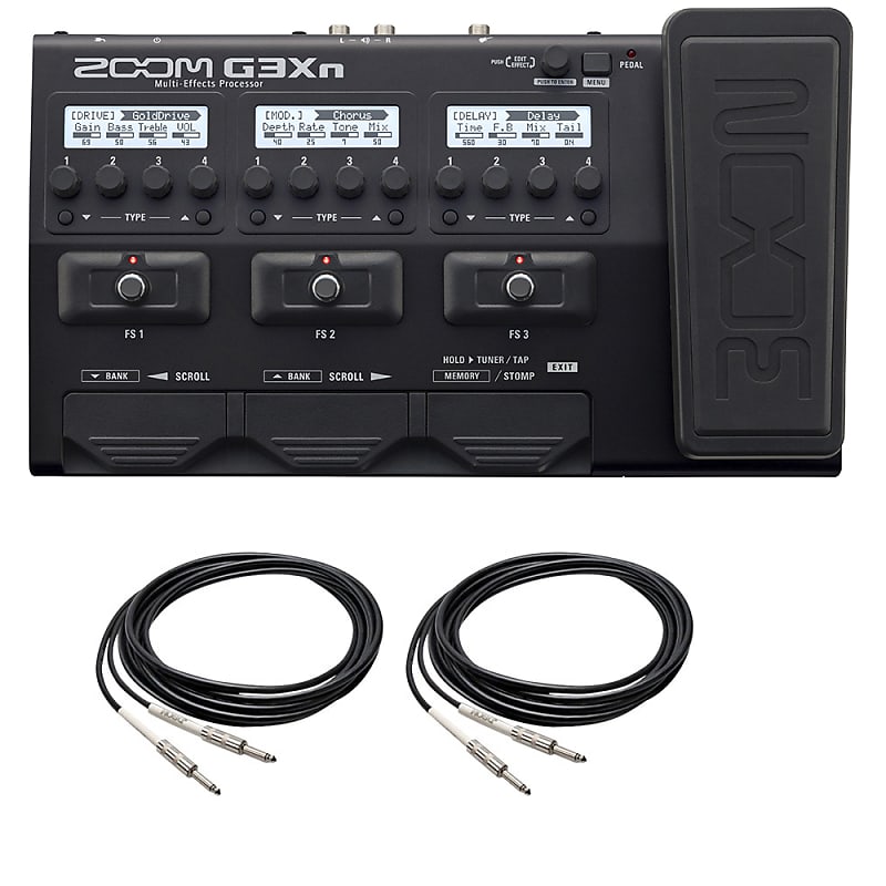 Zoom G3XN Multi-Effects Processor w/ 2 Instrument Cables