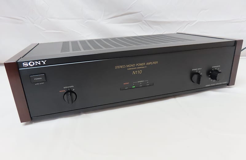 Sony TA-N110 Power Amplifier - Stereo Mono Subwoofer Amp With