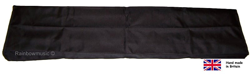 Deluxe Digital Piano Dust Cover For Yamaha P255 Black Plain image 1