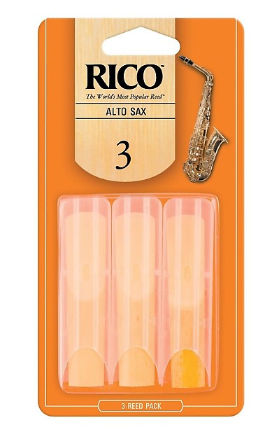 Rico RJA0330 Alto Saxophone Reeds - Strength 3.0 (3-Pack) image 1