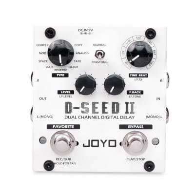 Reverb.com listing, price, conditions, and images for joyo-d-seed-ii-stereo-delay-pedal