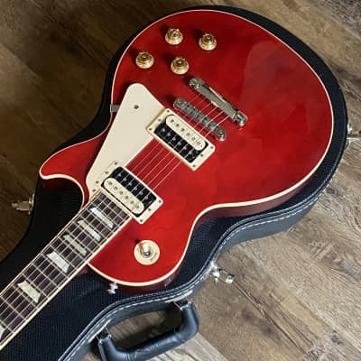 2011 Gibson Les Paul Traditional Pro Trans Red image 6