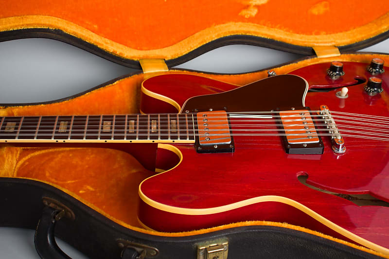 Gibson ES-335-12 TDC 12 String Semi-Hollow Body Electric Guitar (1966),  ser. #420994, original black hard shell case.