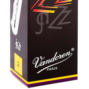 Vandoren SR442 ZZ Series Baritone Saxophone Reeds - Strength 2 (Box of 5)