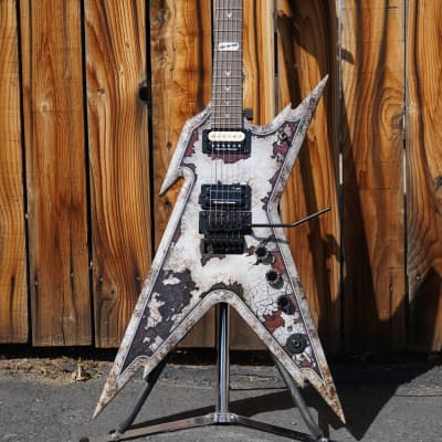 Dean Dime Razorback 10K Metal Plate Electric Guitar Rare