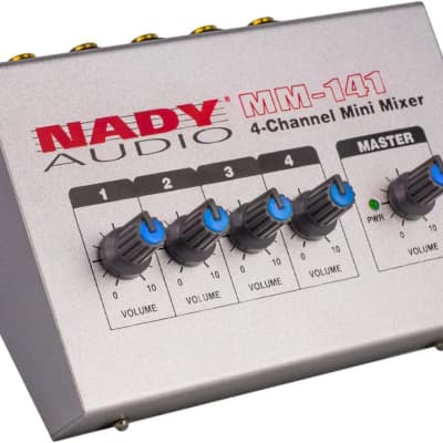 Nady - MM-141 - 4-Channel Mono Unbalanced Mini Mixer image 1