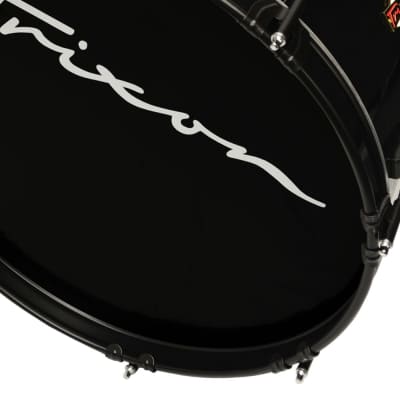 Trixon Field Series Marching Bass Drum 20 by12 Black Polish image 5