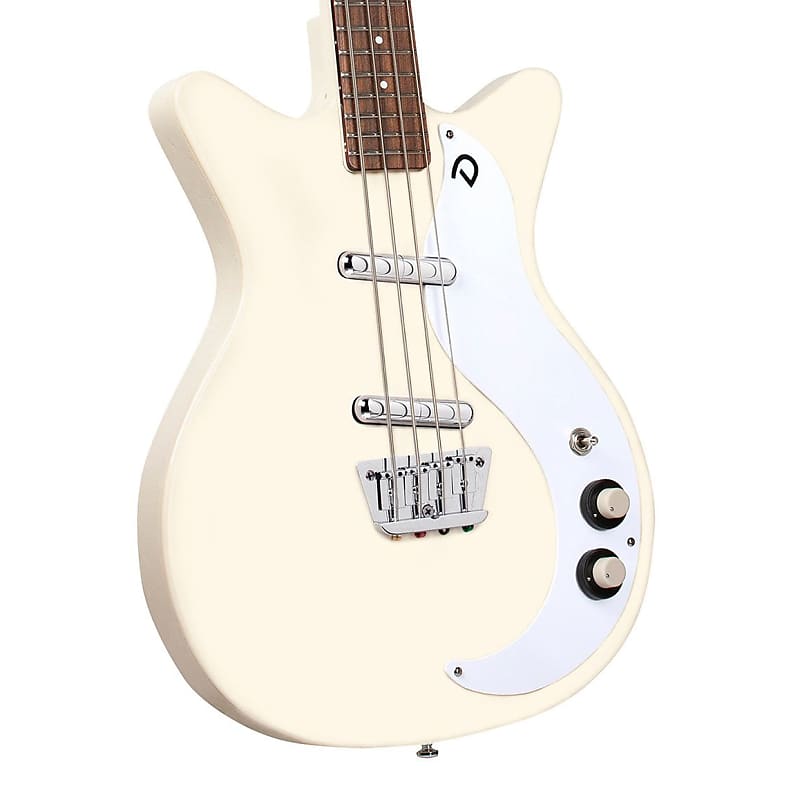 Daneletro 59Dc Short Scale Bass - Vintage Cream image 1