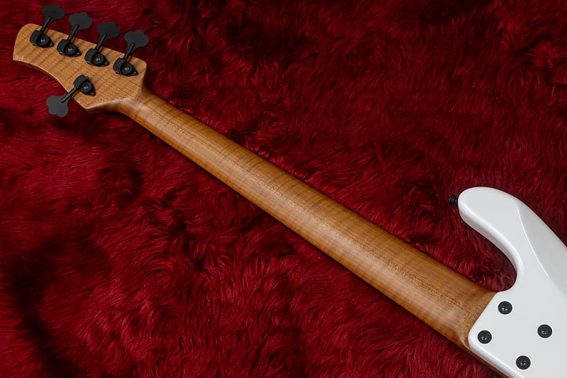 new】Kikuchi Guitars / Custom Bass 5 / snowflake whilte pearl | Reverb