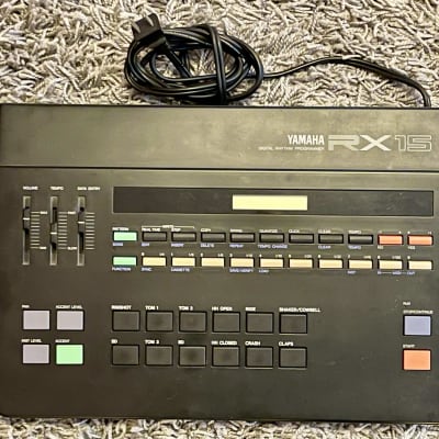 Yamaha RX15 Digital Rhythm Programmer 1980s - Black