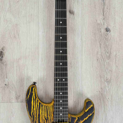 Charvel Pro-Mod San Dimas Style 1 HH FR E Ash Guitar, Ebony Fretboard, Sunburn image 4