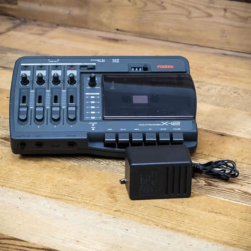 Fostex X12 Multitracker 4Track Cassette Recorder Reverb