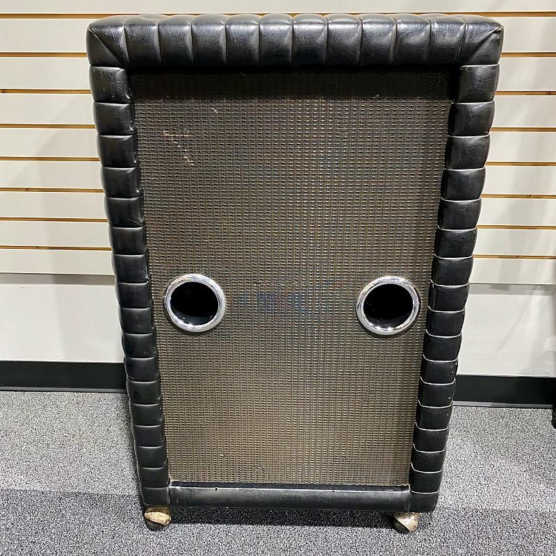Kustom CTS Bass or Guitar 2x15 Speaker 1970's Black Reverb
