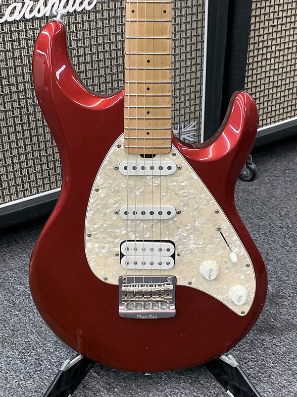 Music Man Silhouette 1997 Candy Red Ernie Ball | Reverb