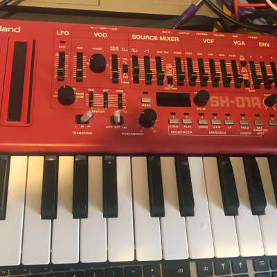 Roland Boutique SH-01a Ltd Edition RED + K-25m keyboard | Reverb UK