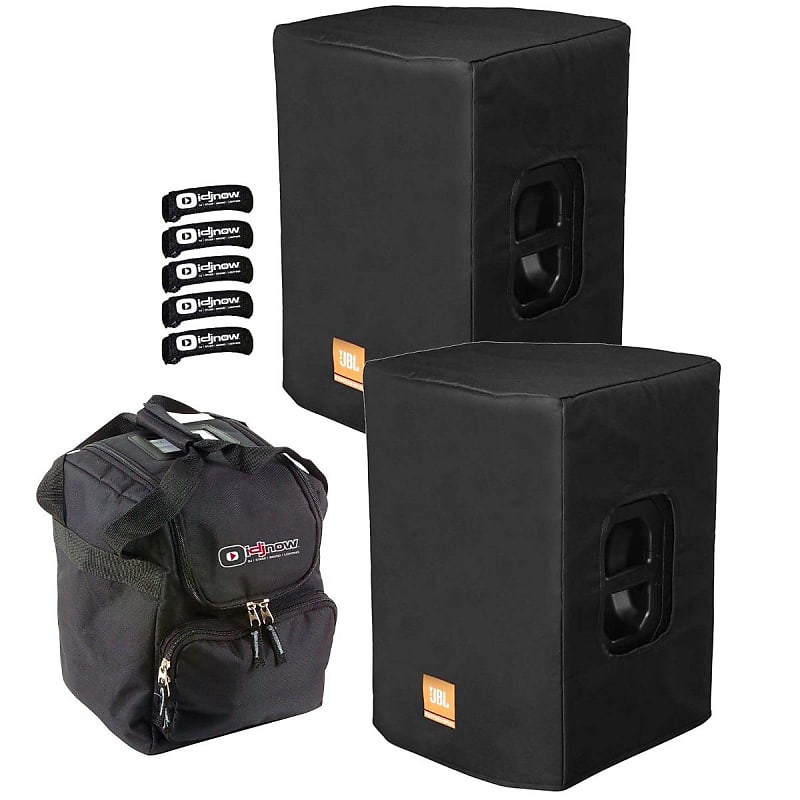 JBL Bags PRX415M-CVR Deluxe Padded PRX415M Speaker Covers w Ties & Case image 1