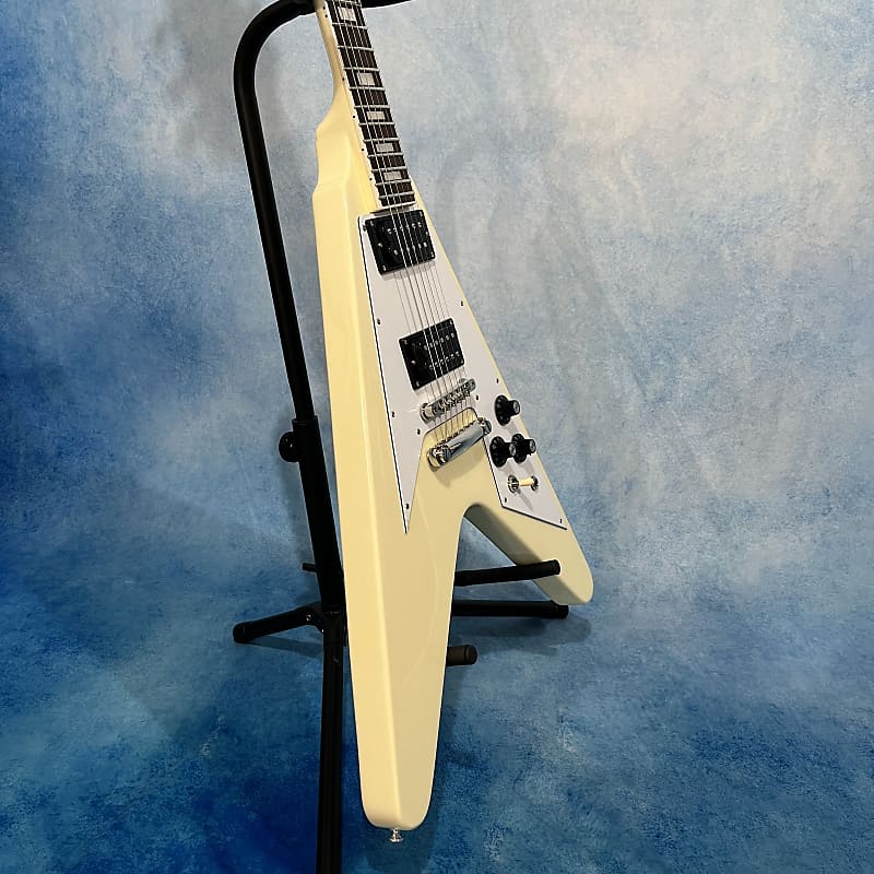 ESP EDWARDS E-ALEXI SCYTHE WH/BK エドワーズ フライングVタイプ エレキギター : 4515303276602 :  大谷楽器 - 通販 - Yahoo!ショッピング