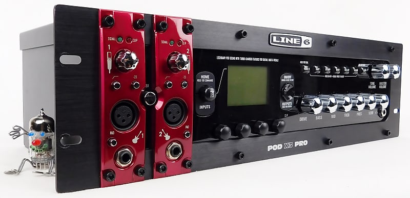 Line 6 Pod X3 Pro Guitar Amp Modeler Rack + Fast Neuwerig + 1.5
