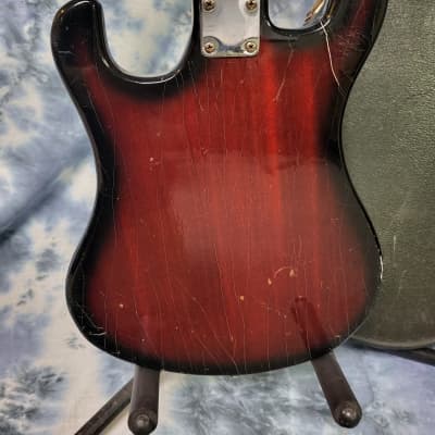 Vintage 1968 Decca DMI 199 Teisco Kawai Guyatone Redburst Single