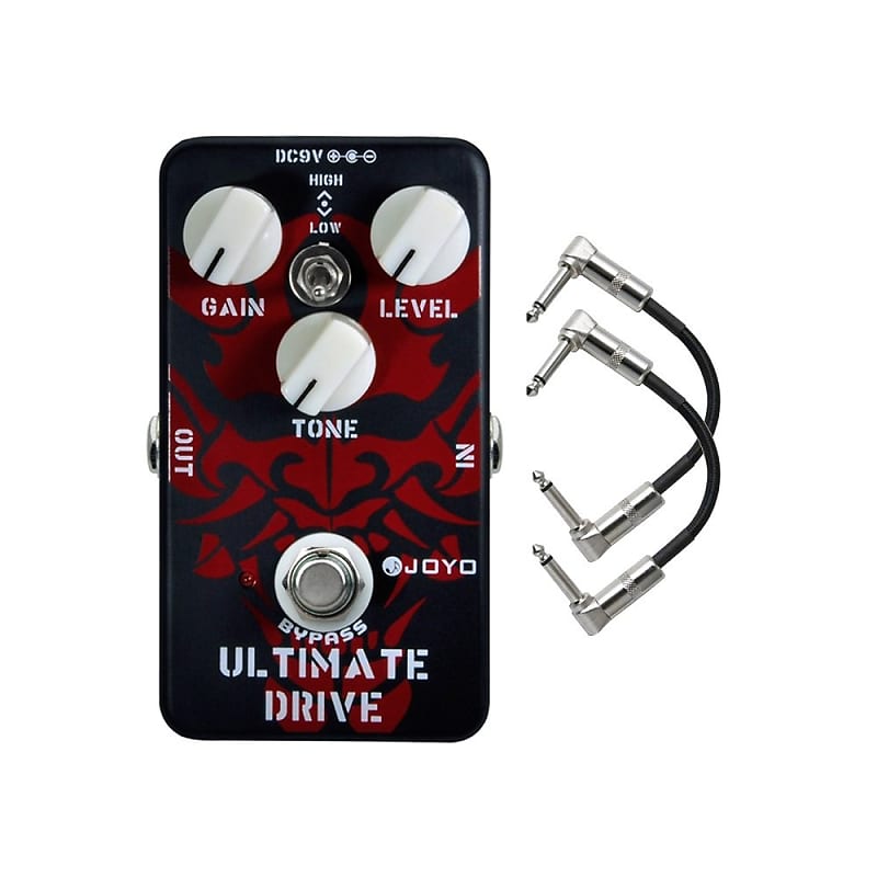 Joyo JF-02 Ultimate Drive Overdrive Guitar Effect Pedal with Patch Cables image 1