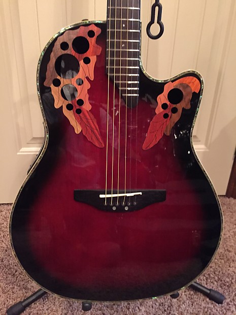 Ovation Pinnacle CU247 Cherry Burst