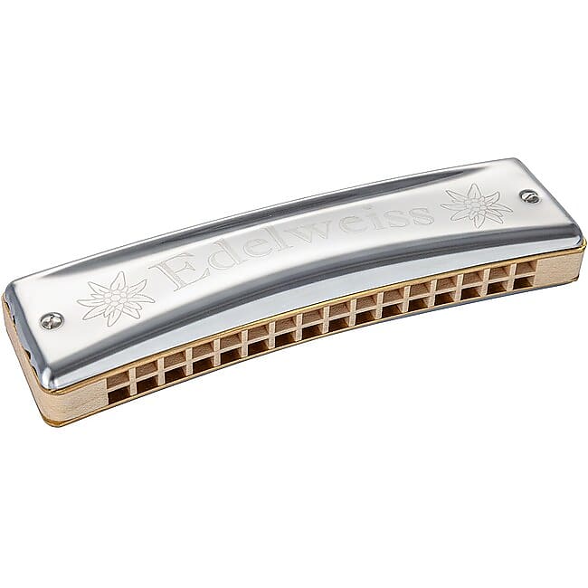 Hohner HOHNER Edelweiss 32-Stimmen C-Dur Oktav Mundharmonika image 1