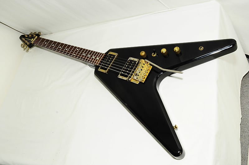 1984 Greco Japan MTV60 Vintage Flying V Electric Guitar Ref.No 2870