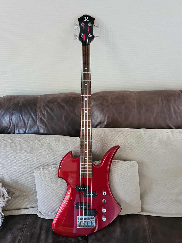 BC Rich Mockingbird 360 JE Bass 2001 - Japanese Edition - Red Metallic