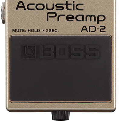 New Boss AD-2 Acoustic Preamp Guitar Effects Pedal image 2