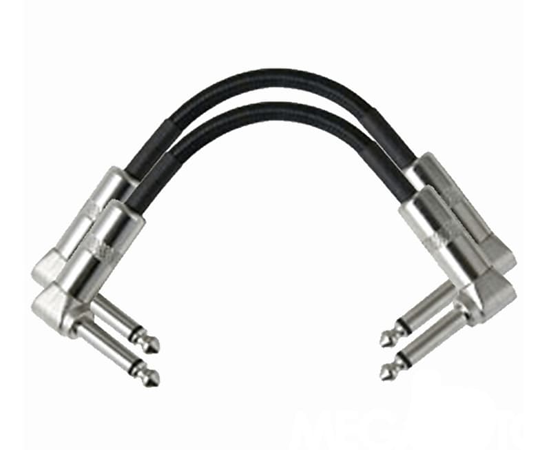 Strukture 6" Inch Right Angle Pedal Cable - 2 Pack image 1