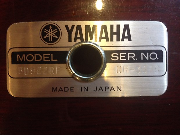 Used Yamaha BD922RF Recording Custom Made in Japan | Reverb