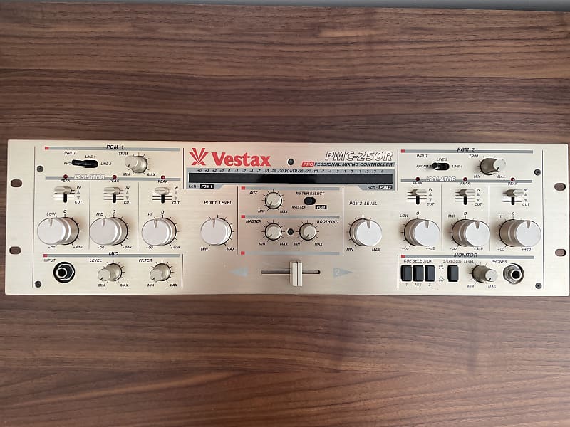 Vestax PMC-250 DJ Rotary Mixer Professional Mixing