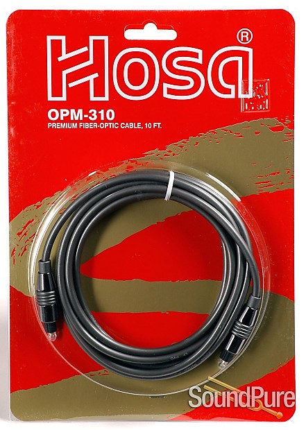 Hosa OPM310 OPM310 Toslink Fiber Optic Cable - 10' image 2