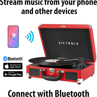 Victrola Journey 3-Speed Bluetooth Record Player Built-in Speakers Bundle with Victrola Cleaning Kit image 5