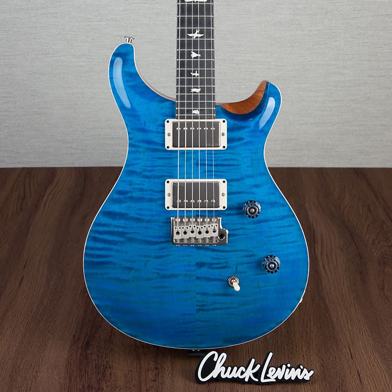 PRS CE24 Flame Maple Electric Guitar, Ebony Fingerboard - | Reverb