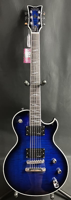 Schecter Solo-ii Supreme Electric Guitar See-thru Blue Burst 