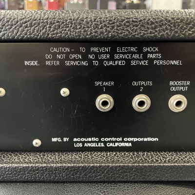 Acoustic  Model 140 Solid State Bass amplifier head 1972-1976 - w/original cover image 12
