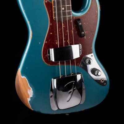 Fender Custom Shop 1960 Jazz Bass Relic Aged Ocean Turquoise image 9