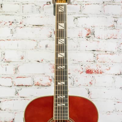 D'Angelico Excel Tammany - Orchestra Acoustic-Electric Guitar - Auburn - B-Stock image 3