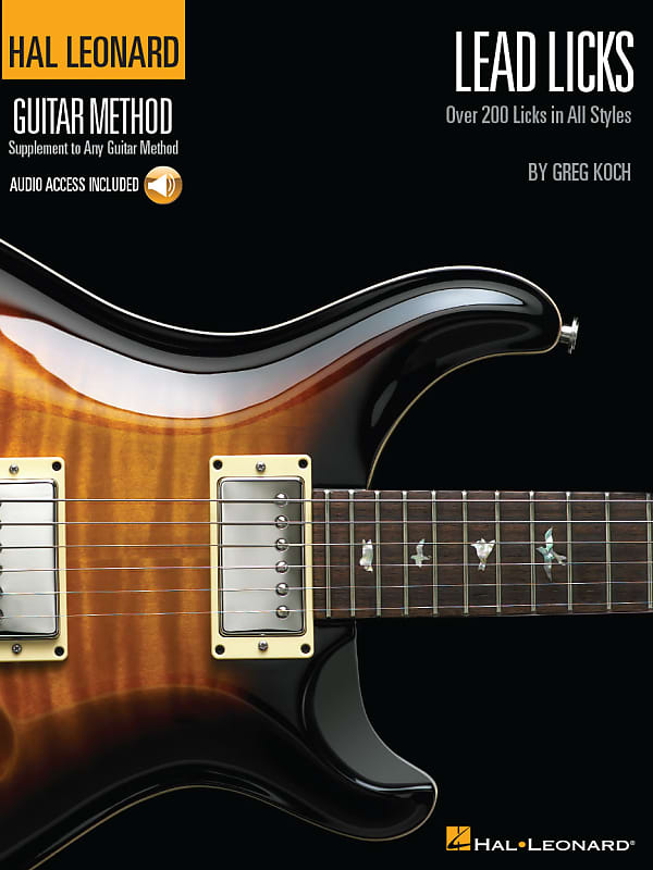 Hal Leonard Guitar Method - Lead Licks Book w/CD image 1